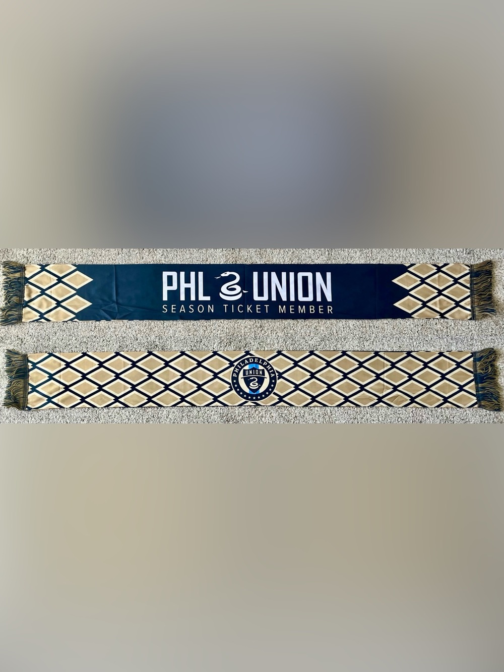 Philadelphia Union Season Ticket Member Snake Skin Soccer Scarf